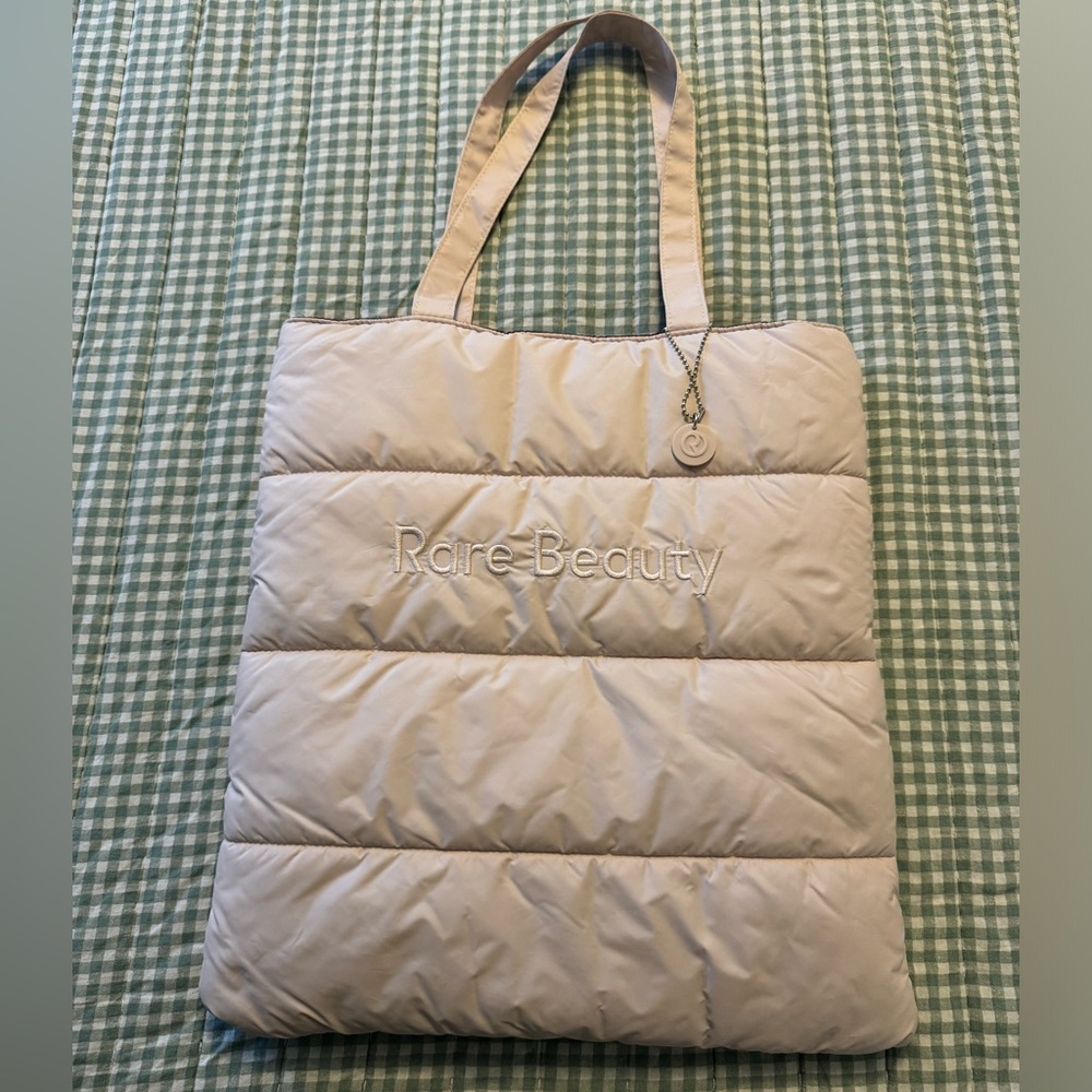 Rare Beauty Puffy Tote Bag